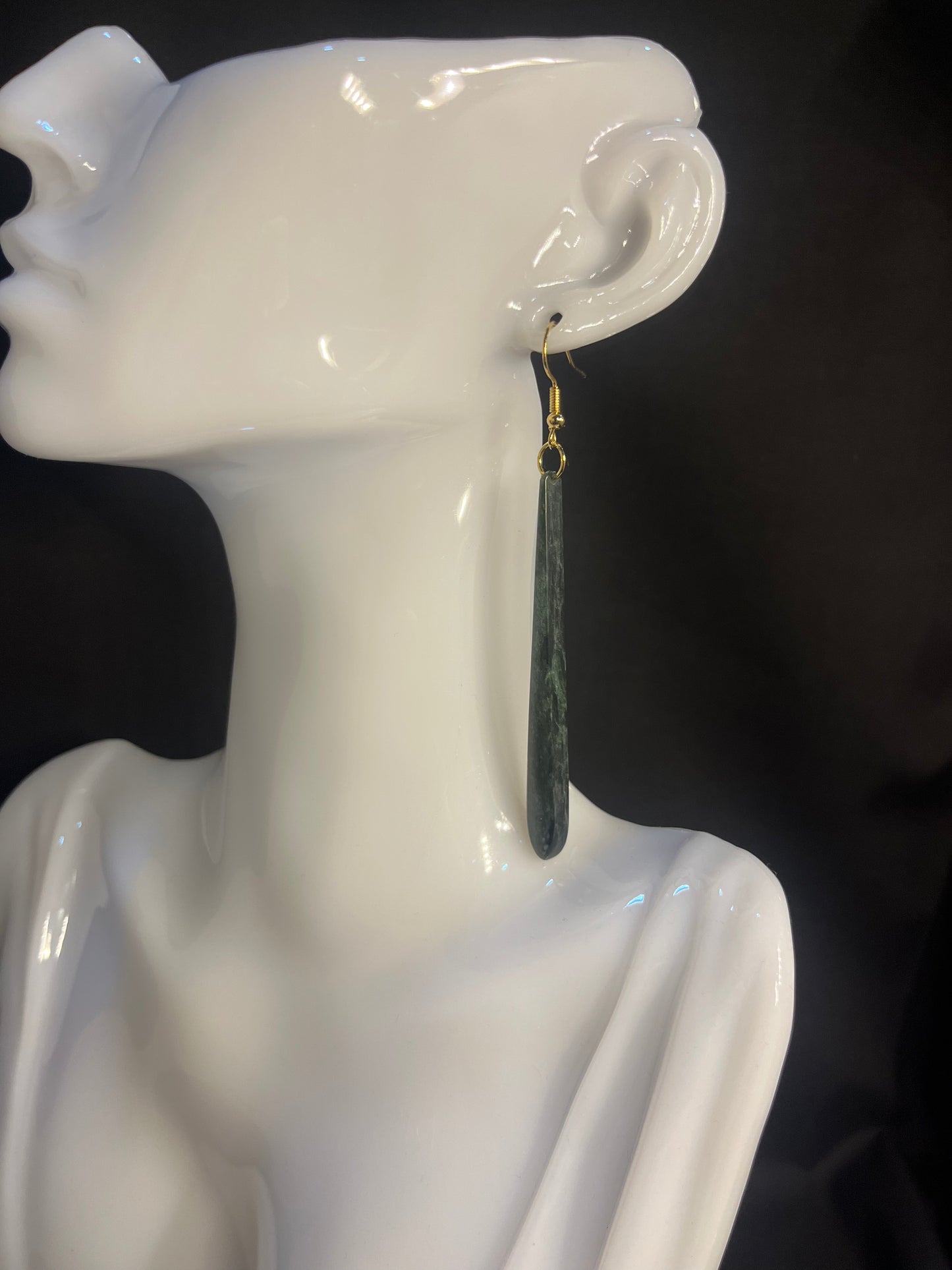 Medium Pounamu Earrings